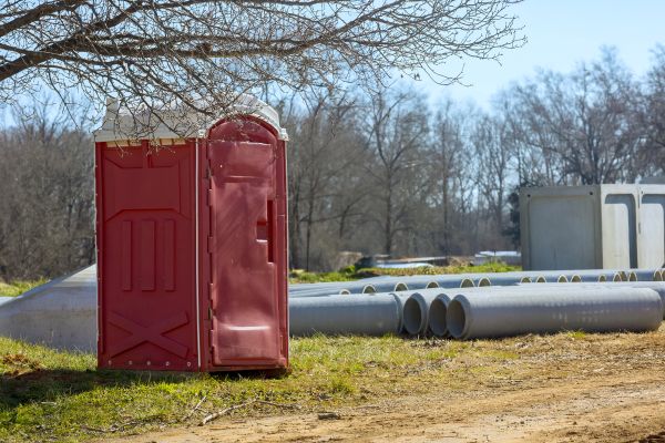 Porta potty service and maintenance visit in Cincinnati